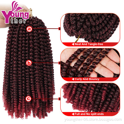Cheap Price Spring Twist Braiding Hair Crochet Hair Braid Hair Extensions